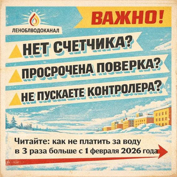 Водоканал информирует.
